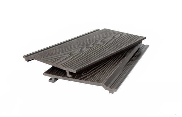 Фасадная доска POLIVAN GROUP 3D фактура дерева DENPASAR тёмно-коричневый купить в Королёве