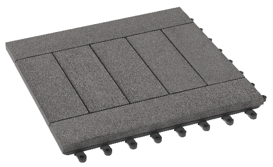 Модульный паркет ДПК GRINDERDECO Комфорт 5 Серый базальт купить в Королёве