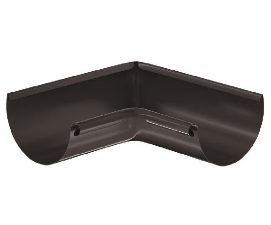 Водосток Aquasistem, система 125x90 - Угол желоба, внутренний 90° RR 32 Тёмно Коричневый купить в Королёве