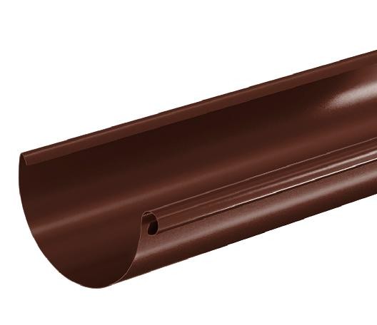 Водосток Aquasistem, система 150/100 - Водосточный желоб 3.00м RAL 8017 Коричневый купить в Королёве