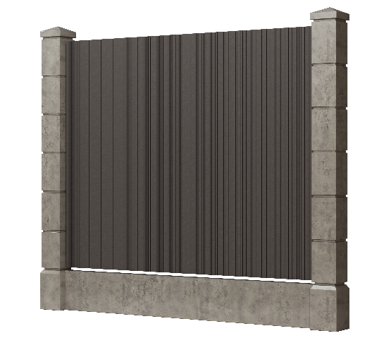 Заборная доска GRINDERDECO, ДПК, тиснение "дуб" Асфальт купить в Королёве