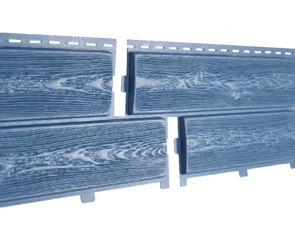 Фасадная панель Ю-Пласт Хокла Color Голубика купить в Королёве