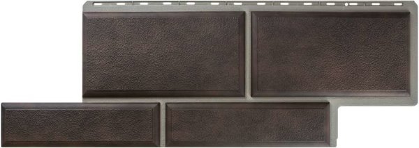 Фасадная панель камень Флорентийский коричневый купить в Королёве