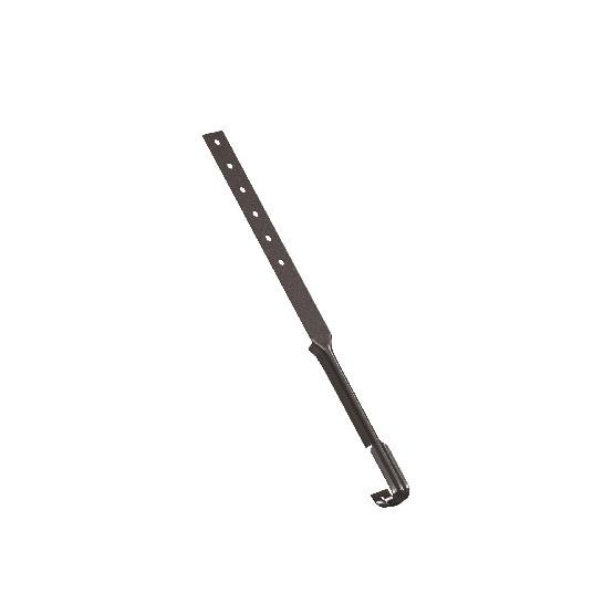 Водосток Aquasistem, система 125x90 - Поддержка желоба RR 32 Тёмно-Коричневый купить в Королёве