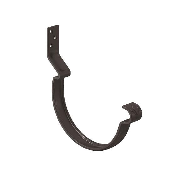 Водосток Aquasistem, система 150/100 - Крюк крепления желоба короткий RR 32 Тёмно Коричневый купить в Королёве