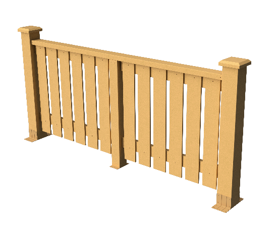 Ограждения декоративное ДПК GRINDERDECO Вилидж песчаник купить в Королёве