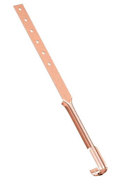 Водосток Aquasistem, система 125x90 - Поддержка желоба Медь купить в Королёве