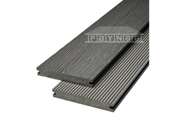 Террасная доска из ДПК Faynag Premium Massive 3D — Графит купить в Королёве