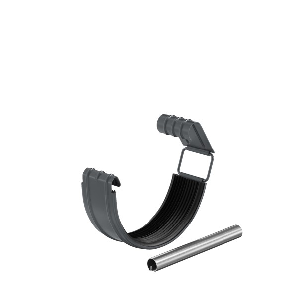 Водосток Aquasistem, система 125x90 - Соединитель желоба в комплекте RR 23 Маренго купить в Королёве