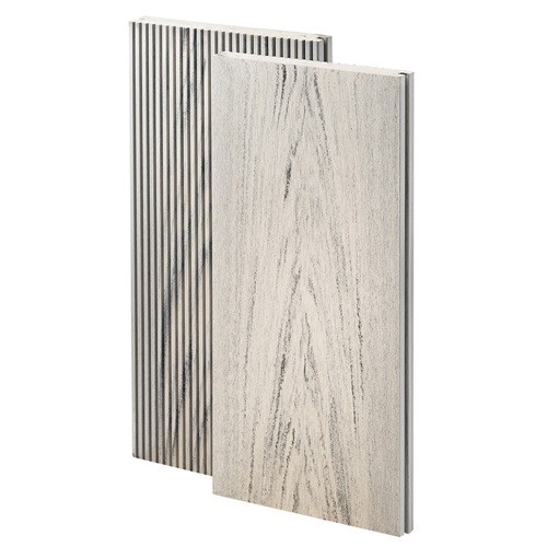 Террасная доска из ДПК Bruggan Multicolor Полнотелая 140мм Белый дым купить в Королёве