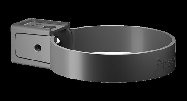 Хомут универсальный Docke Premium ПВХ -  графит купить в Королёве