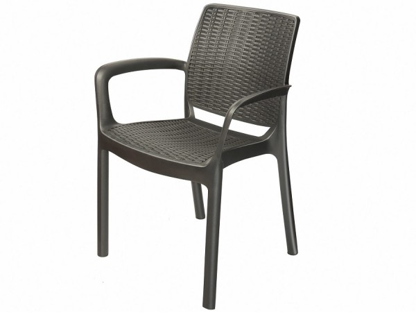 Стул с подлокотниками JERSEY Коричневый купить в Королёве