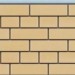 Термопанели Доломит Кирпич 40 мм Жёлтый купить в Королёве