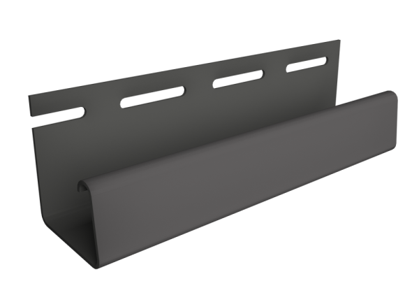 Фасадный J-профиль 30 мм Графитовый купить в Королёве