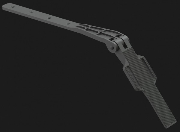 Крепление регулируемое Docke Premium ПВХ - Графит купить в Королёве