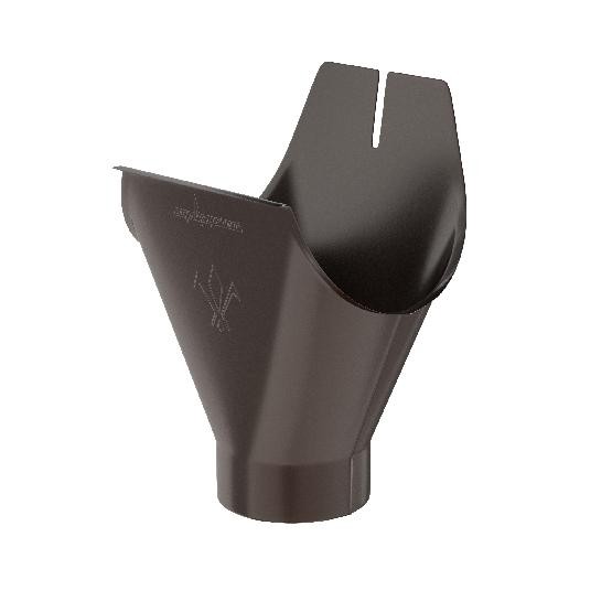 Водосток Aquasistem, система 125x90 - Воронка желоба RR 32 Тёмно Коричневый купить в Королёве