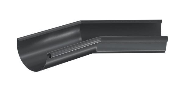 Водосток Aquasistem, система 125x90 - Угол желоба,внутренний 135° RR 23 Маренго купить в Королёве