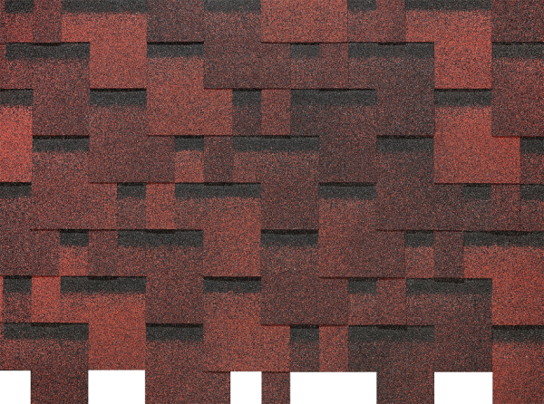 Гибкая черепица EURASIA Docke, Коллекция Лабиринт Красный купить в Королёве
