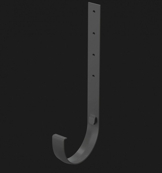 Кронштейн желоба металл Docke Premium ПВХ - Графит купить в Королёве