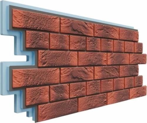 Термосайдинг Доломит Венецианский Кирпич 40 мм Корса купить в Королёве