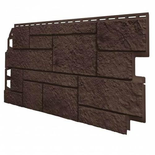 Фасадные панели ТЕХНОНИКОЛЬ Оптима Песчаник Тёмно-коричневый купить в Королёве