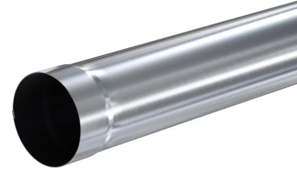 Водосток Aquasistem, Система 125x90 - Соединительная труба 3 метра оцинковка купить в Королёве