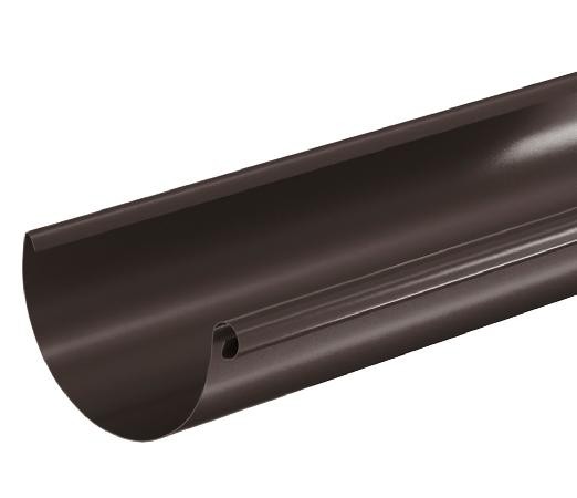 Водосток Aquasistem, система 125x90 - Водосточный желоб 3.00м RR 32 Тёмно Коричневый купить в Королёве