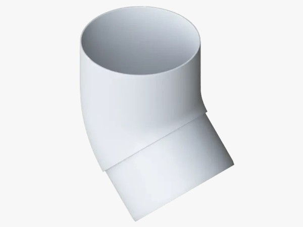 Водосток Альта-Профиль ПВХ – Колено 45 (белый) купить в Королёве