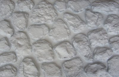 Фасадная панель Аэлит Камень мелкий Белый