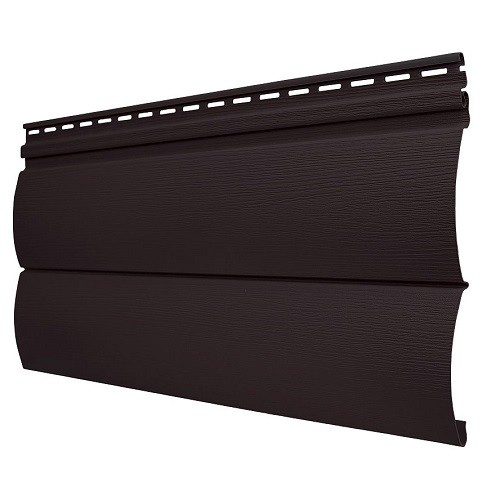 Акриловый Сайдинг Tecos - Оцилиндрованный брус двойной (под бревно), Арабика купить в Королёве