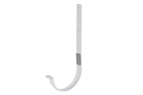 Водосток Альта-Профиль ПВХ – Кронштейн желоба металл (белый) купить в Королёве