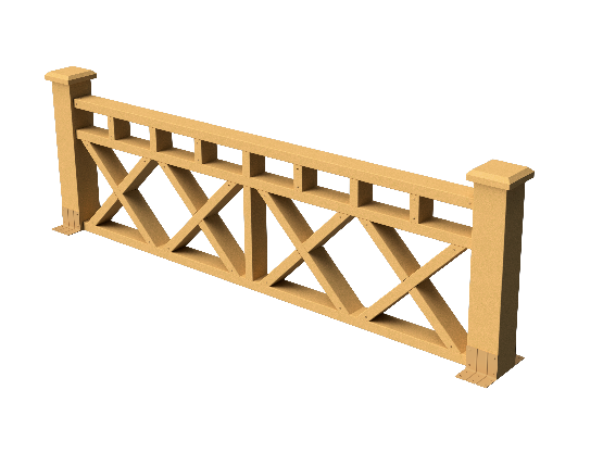 Ограждения декоративное ДПК GRINDERDECO  Бэйли песчаник купить в Королёве