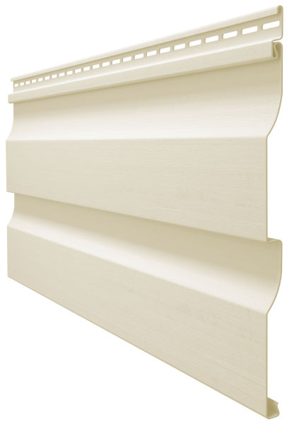 Виниловый сайдинг docke (дёке) - профиль D4,5D, сливки купить в Королёве