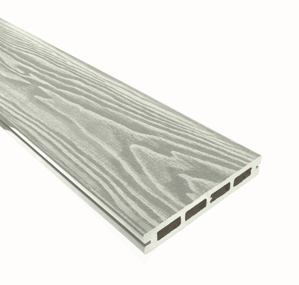 Террасная доска из ДПК Terrapol Смарт 3D Пустотелая с пазом Дуб беленый купить в Королёве