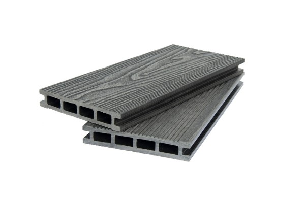 Террасная доска ДПК POLIVAN GROUP 3D+вельвет пустотелая двухсторонняя DENPASAR чёрный купить в Королёве