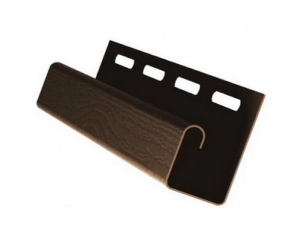 J-профиль для сайдинга, коричневый купить в Королёве