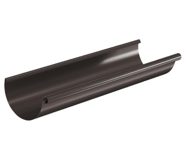 Водосток Aquasistem, система 150/100 - Водосточный желоб 3.00м RR 32 Тёмно-Коричневый купить в Королёве