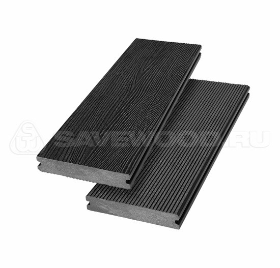 Террасная доска SW Abies (R) - радиальный распил Черный купить в Королёве