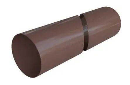 Водосток Альта-Профиль ПВХ – Труба водосточная 4м (коричневый) купить в Королёве