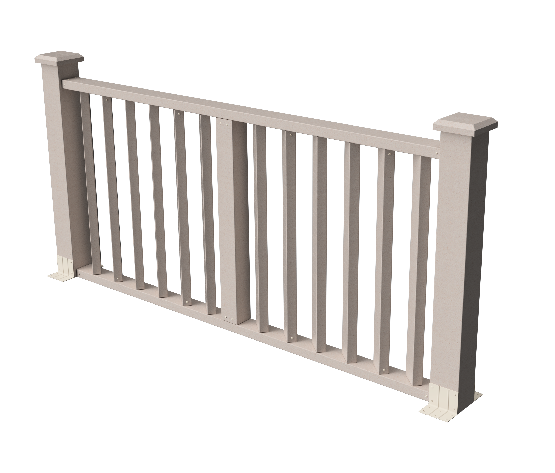 Ограждения декоративное ДПК GRINDERDECO Бруклин выбеленый дуб купить в Королёве