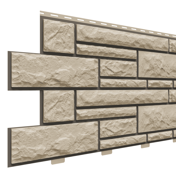 Фасадная панель Доломит, Брусчатка Доломит Сандал (2м) купить в Королёве