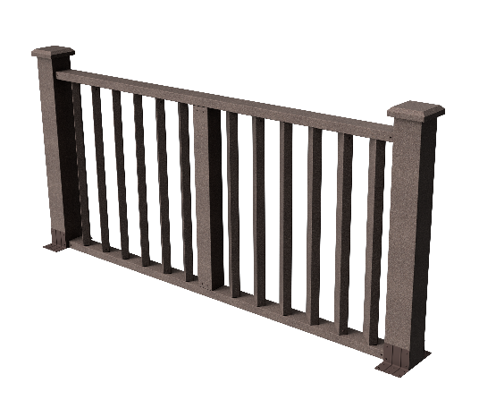 Ограждения декоративное ДПК GRINDERDECO Бруклин венге купить в Королёве
