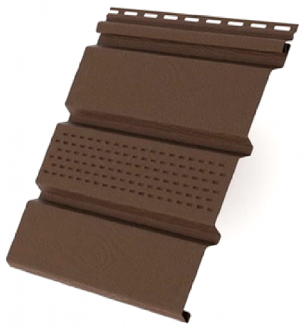 Софит с центральной перфорацией, коричневый купить в Королёве