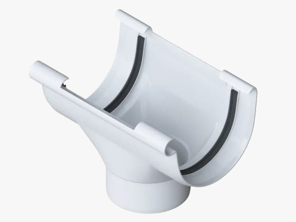 Водосток Альта-Профиль ПВХ – Воронка водосточная (белый) купить в Королёве
