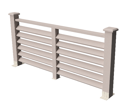 Ограждения декоративное ДПК GRINDERDECO Босфор выбеленый дуб купить в Королёве