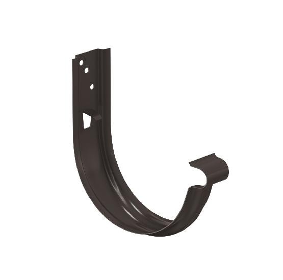 Водосток Aquasistem, система 150/100 - Крюк крепления желоба универсальный RR 32 Тёмно-Коричневый купить в Королёве