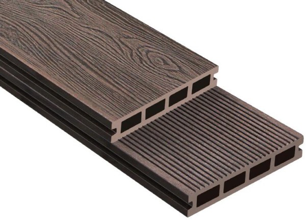 Террасная доска ДПК Outdoor 3D NEVADA/Вельвет коричневая микс купить в Королёве