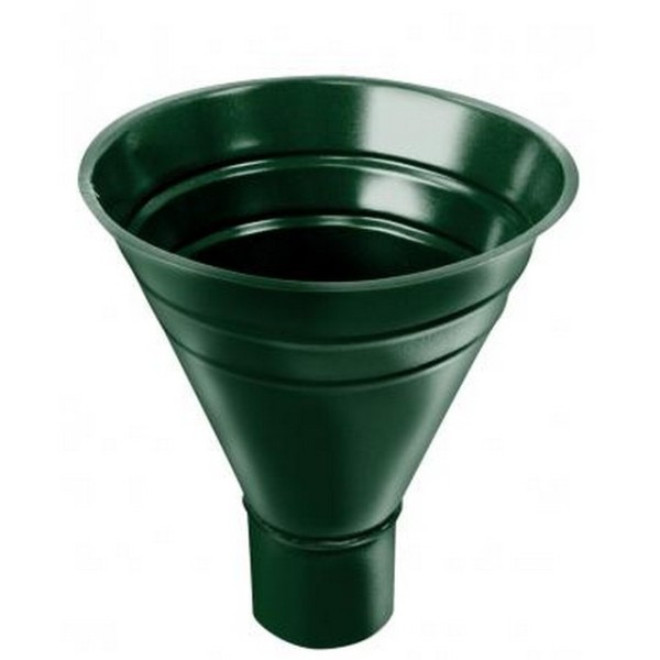 Водосток Grand Line 125x90 – Воронка водосборная RAL 6005 купить в Королёве