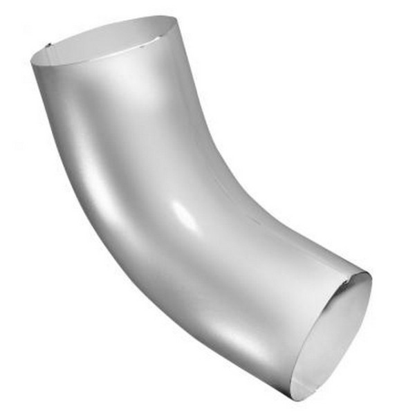 Водосток Grand Line 150x100 – Колено трубы RAL 9003 купить в Королёве