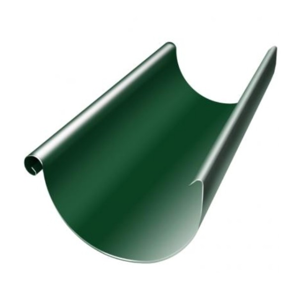 Водосток Grand Line 125x90 – Желоб 3м RAL 6005 купить в Королёве
